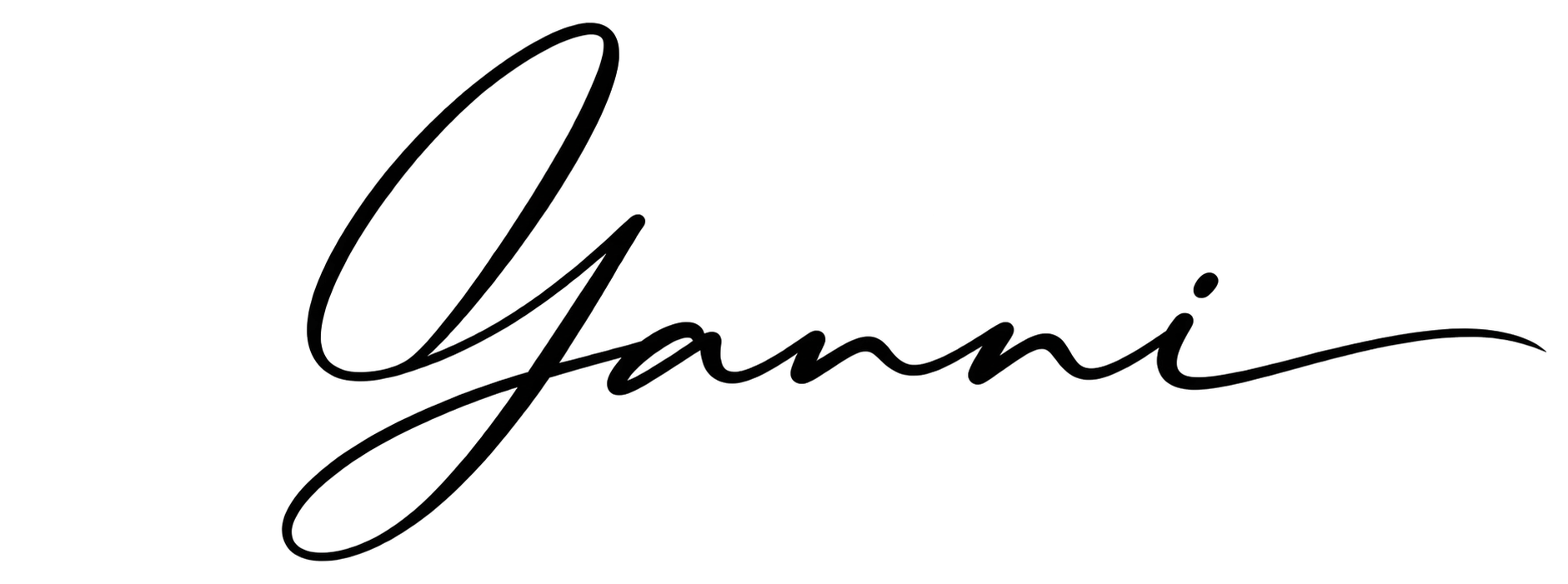 Signature manuscrite Yanni